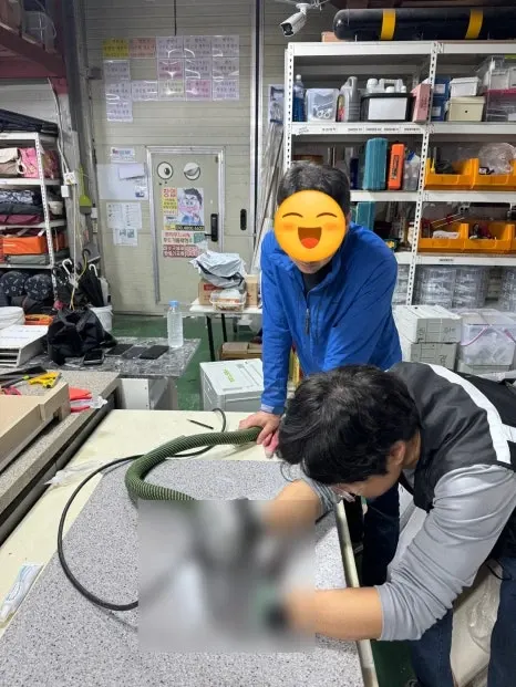 홈픽스브라더 도배 실습실 내부