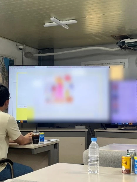 목공 경량 칸막이 설치 실습